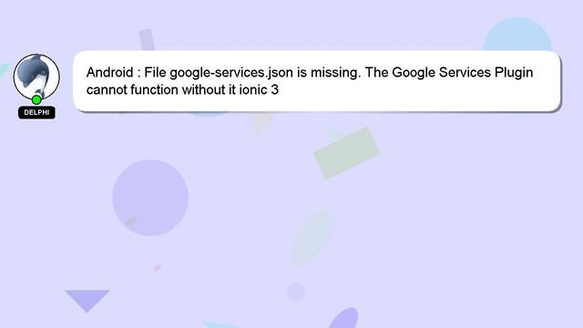 Android : File google-services.json is missing. The Google Services Plugin cannot function without смотреть онлайн