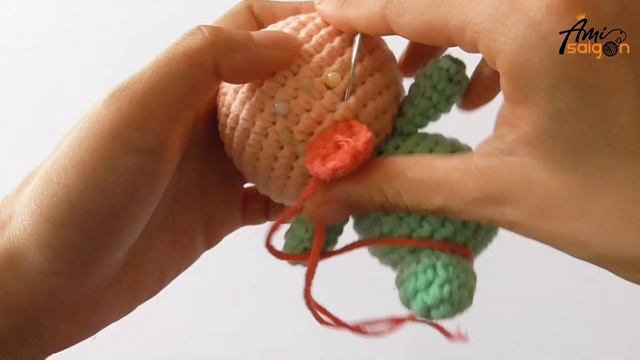 #478 | Pig In A Frog Outfit Amigurumi (3/3) | How To Crochet Animals Amigurumi | @AmiSaigon смотреть онлайн