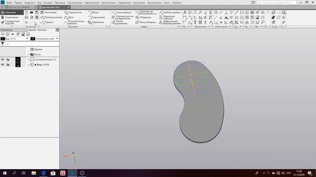 Урок. Кронштейн 3D модель. Компас 3D 17v смотреть онлайн