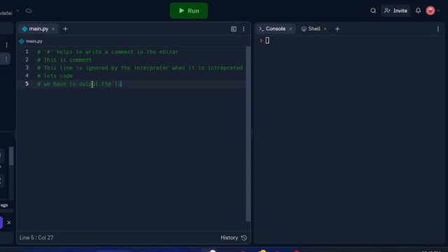 Write your first Program in Python смотреть онлайн