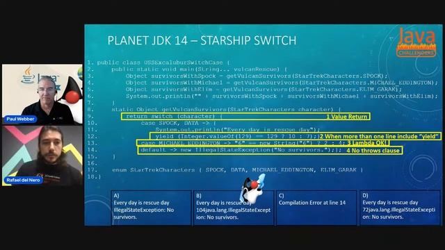 Rafael del Nero & Paul Webber - Duke’s Star Trek with Java 17 Code Challenges смотреть онлайн