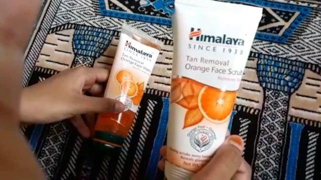 Himalaya Tan Removal Orange Face Wash & Scrub Review || NIMRA Creations смотреть онлайн