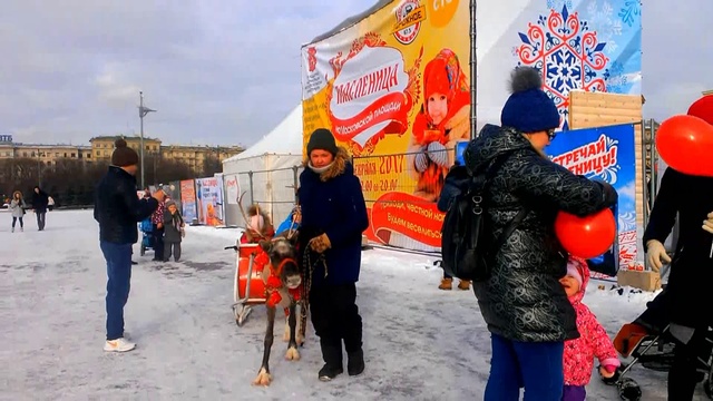 Ариша и Дима на празднике Масленицы 2017 год смотреть онлайн