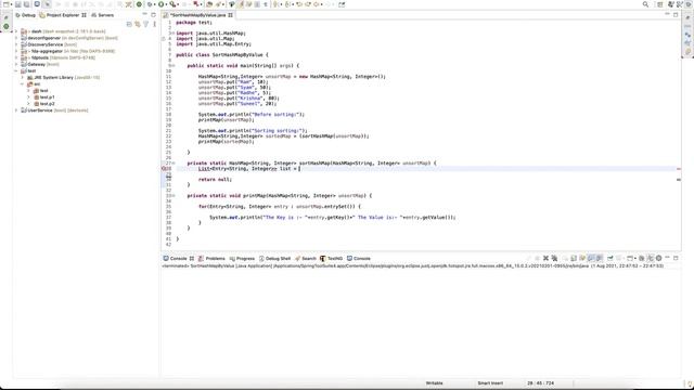 How to sort a HashMap By Value | Write a program to sort a Map By Value | java collections | java смотреть онлайн