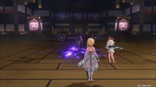 Сёгун Райдэн против синьоры. Финальный бой. Геншин смотреть онлайн