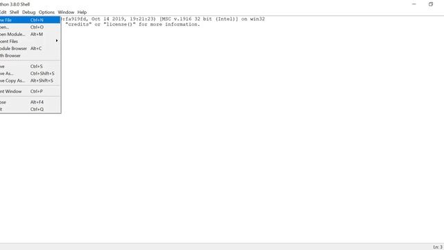 Creating a new Python file смотреть онлайн