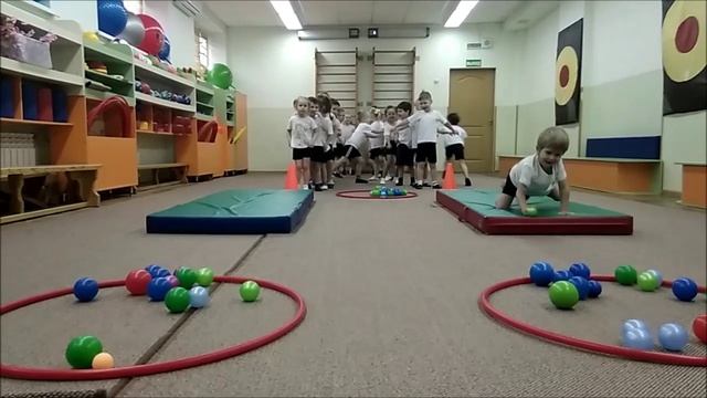 Спортивное развлечение в детском саду смотреть онлайн