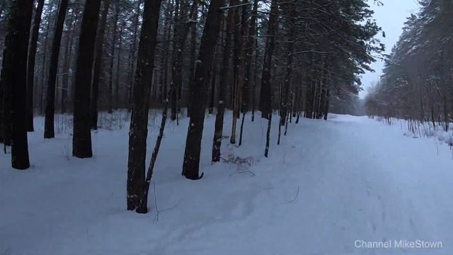 Моноколесо зимой. Штурмуем снежные завалы. смотреть онлайн