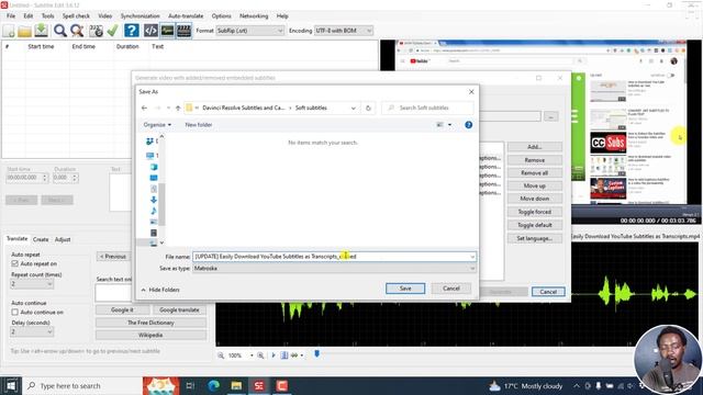 How to Add or Remove Soft Subtitles from a Video in Subtitle Edit смотреть онлайн
