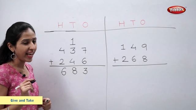 Addition of Three Digit Numbers | Addition | Maths For Class 2 | Maths Basics For CBSE Children смотреть онлайн