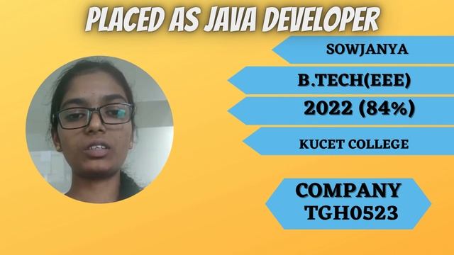 JSpiders Hyderabad Punjagutta | Student Testimonial | Java Developer смотреть онлайн