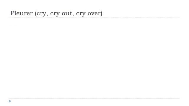Learn French Conjugation I Conditionnel Présent I Pleurer (cry, cry out, cry over) смотреть онлайн