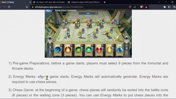 Infinity Kingdom | Battle Chess Gameplay Overview