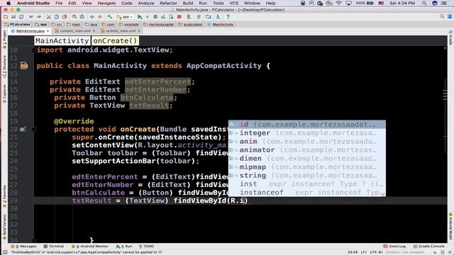 61. Create a JAVA P Calculator App Part 2 | Learn Java tutorials for Beginners | смотреть онлайн