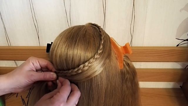 Прическа на длинные и средние волосы Капралова Ольга Hairsyle/ Braids смотреть онлайн