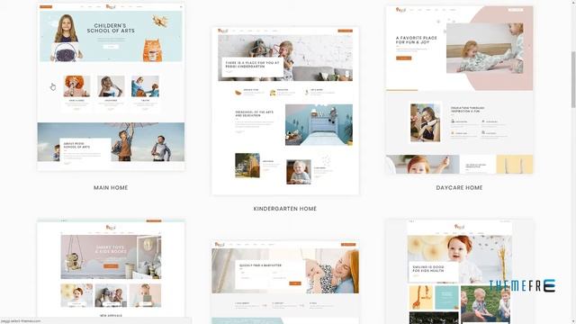 Peggi - A Multipurpose WordPress Children Theme Georgie Leroi смотреть онлайн