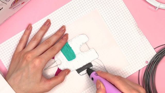Рисуем единорога из АМОНГ АС 3Д РУЧКОЙ // ЧТО НАРИСОВАТЬ 3Д РУЧКОЙ смотреть онлайн