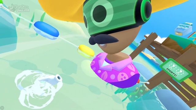 Vacation Simulator (VR) МОЙ ПЕРВЫЙ ОТПУСК, смешные моменты