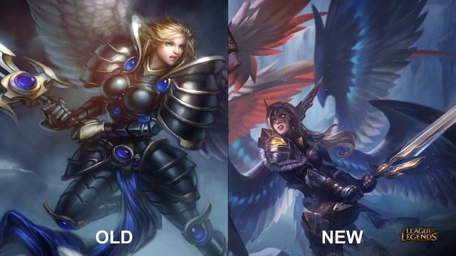 Kayle 2019 Rework NEW vs OLD Skins Comparison - League of Legends смотреть онлайн