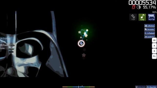 Osu! | Star Wars Imperial March (metal remix) смотреть онлайн