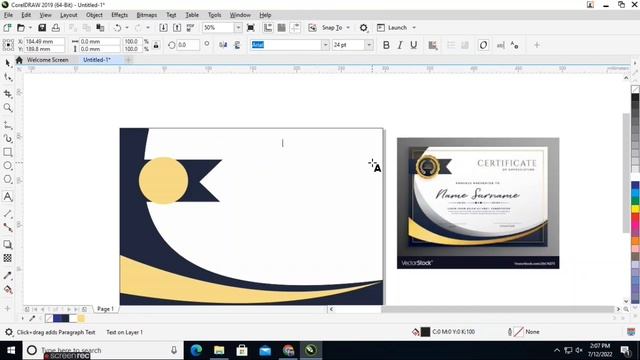 certificate design | Corel draw x19 | Ithu namma tuto channel ? смотреть онлайн