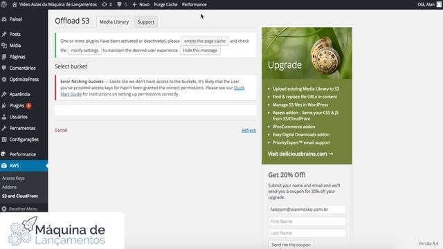 Performance WordPress – Amazon S3 como CDN de Imagem смотреть онлайн