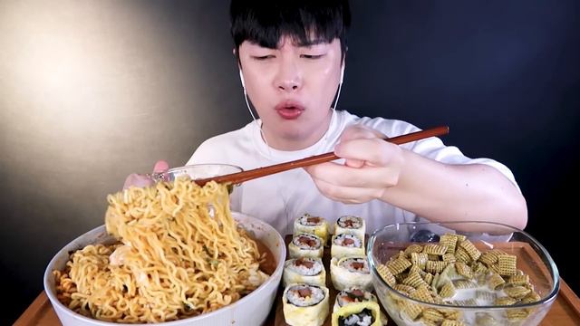 SUB)한국에서 제일 매운라면 불마왕 라면 먹방 (ft. 첵스파맛) 🔥 THE SPICIEST NOODLES IN KOREA MUKBANG смотреть онлайн
