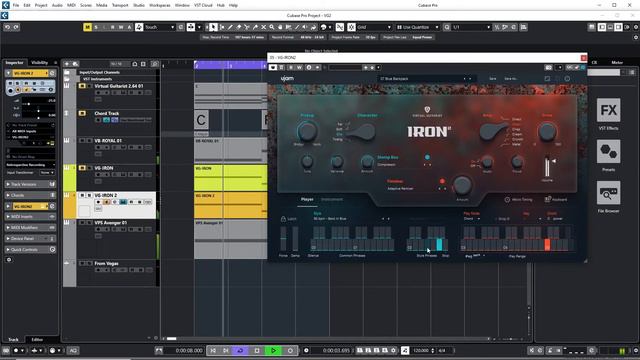 Virtual Guitarist Iron 2 / Ujam / Guitar Vst / Great Sounds, Style Phrases And Presets