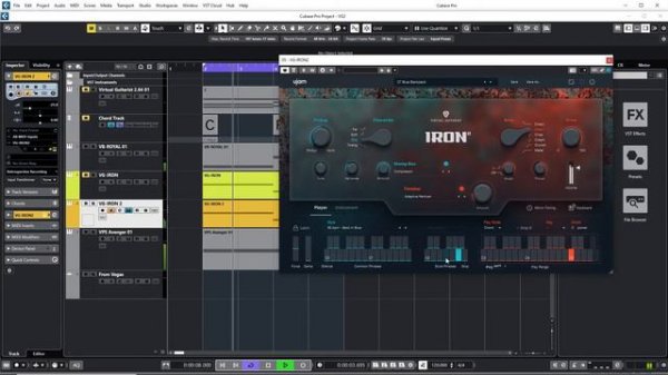 Virtual Guitarist Iron 2 / Ujam / Guitar vst / Great sounds, Style phrases and presets