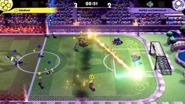 Mario Strikers Battle League - All Hyper Strikes - All Characters смотреть онлайн
