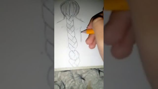 Как нарисовать девушку с косичкой смотреть онлайн