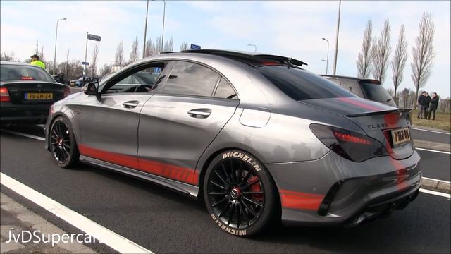 Mercedes-Benz CLA 45 AMG w/ Fi Exhaust! LOUD Revs & Launch Control! смотреть онлайн