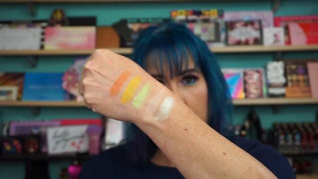 Swatches of the Violet Voss Fruit Sorbet Fun Sized Eyeshadow Palette смотреть онлайн
