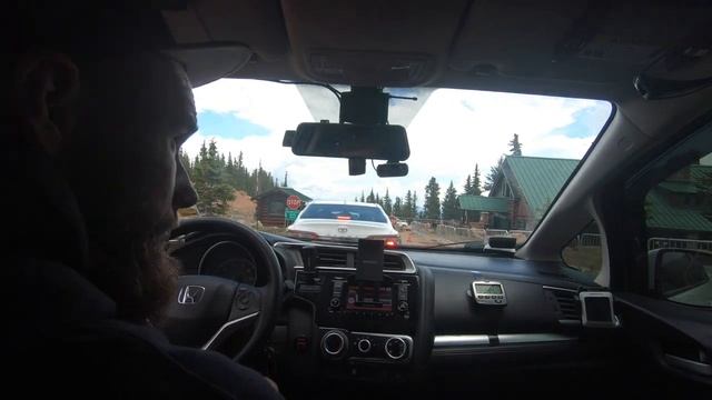 HONDA FIT/JAZZ - GK5 - Driving Down Pikes Peak From The Summit In My Honda Fit/Jazz - Interior View