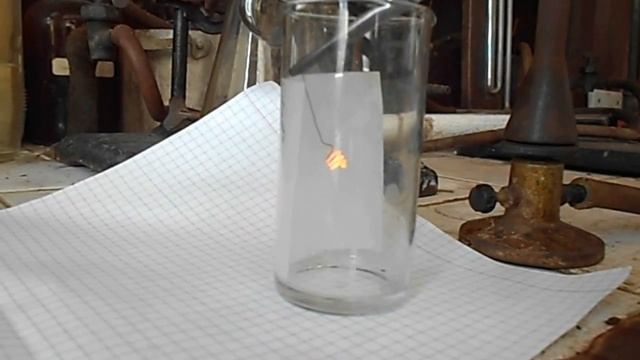 Каталитическое горение ацетона.