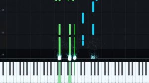 Идет солдат по городу на пианино + ноты