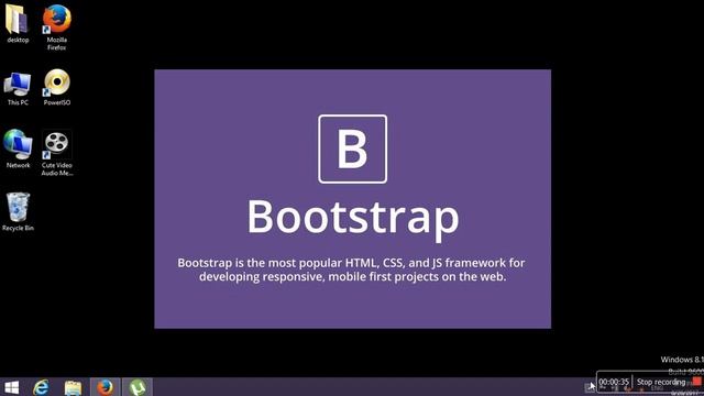 Bootstrap Introduction for Create a Responsive Website Tutorial-1(Hindi/Urdu) смотреть онлайн