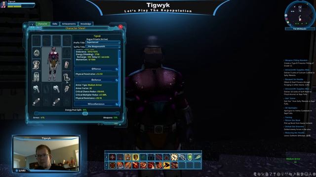 Let's Play The Repopulation - Quick Tip #4 - Your Character Sheet смотреть онлайн