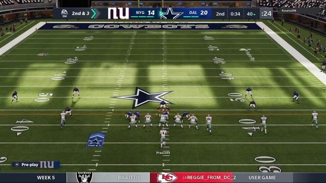 RMNFL Week5 Giants vs Cowboys #everyribboncounts смотреть онлайн