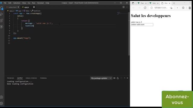 les bases de Vue js 3 смотреть онлайн