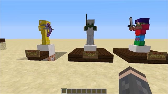 Minecraft: Kit PvP Signs in Vanilla Minecraft [v2] (Multiplayer Compatible!) смотреть онлайн