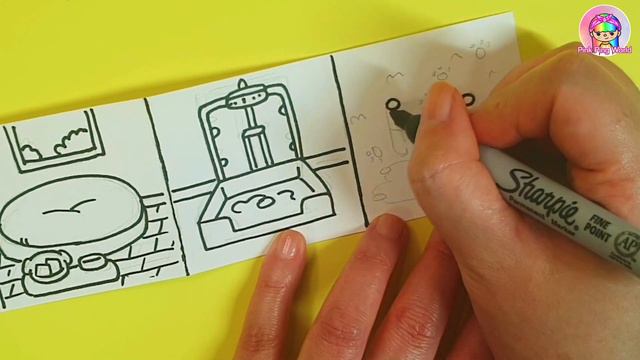 Easy DIY Puppy🐶Mini House/Fluffy Friends House/Toca Boca #diy #papercraft #quietbook