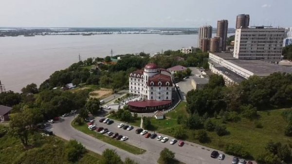 Хабаровск с высоты птичьего полёта