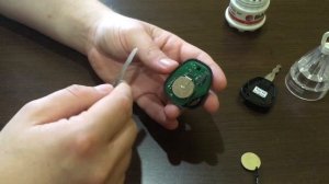 Замена батарейки в ключе. Ваз. Калина.