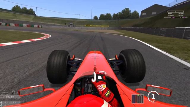 Assetto Corsa - Ferrari F2004 at Suzuka - World Record 1:26.492 (No assists) смотреть онлайн