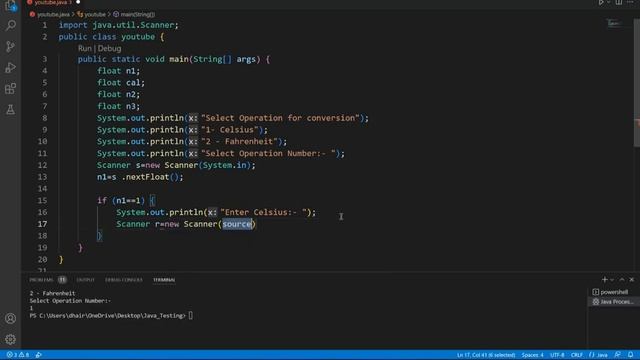 How to create temperature converter in Java! │Visual Studio Code! │Easy calculator for Beginners! смотреть онлайн