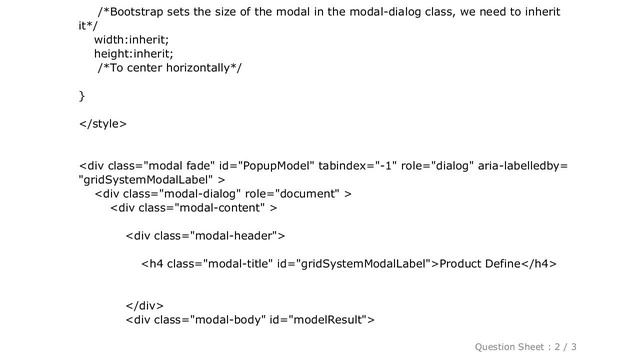 HTML : How Can I Put Bootstrap Modal in Horizontally center? смотреть онлайн