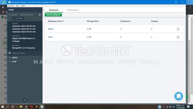 Crear cluster con MongoDB смотреть онлайн