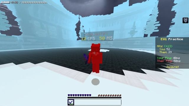 How To Combo On Hive/Zeqa - minecraft bedrock pvp смотреть онлайн