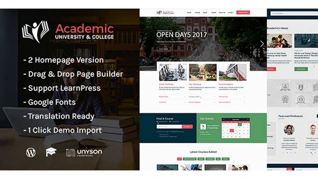 Academic - Education WordPress Theme | Themeforest Website Templates and Themes смотреть онлайн